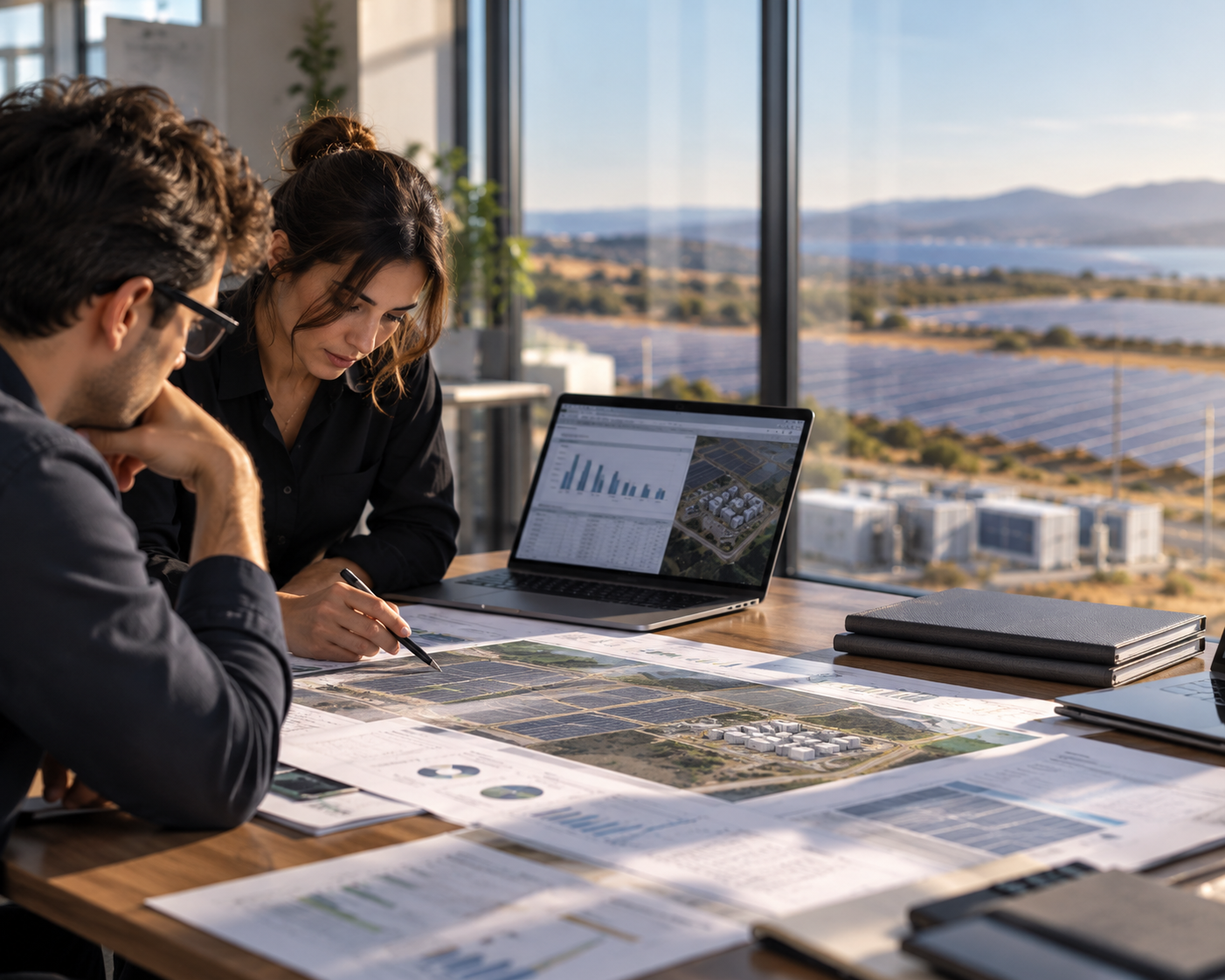 Commercial renewable energy planning