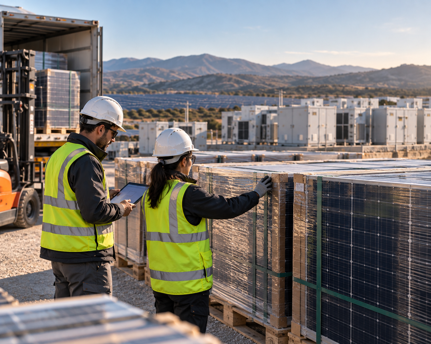 Renewable energy equipment procurement