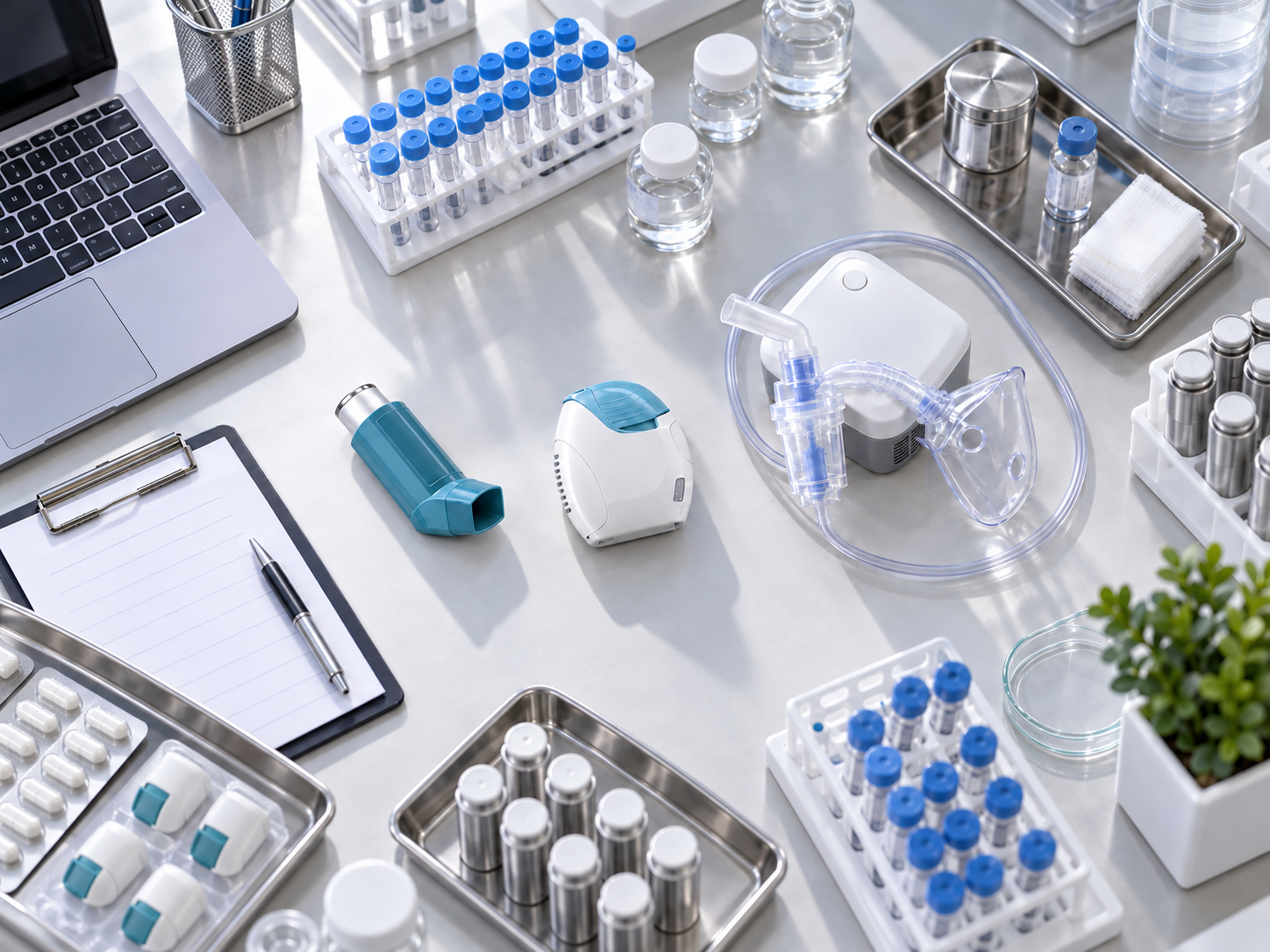 Inhalation drug and device manufacturing project materials